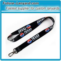 Heat transfer logo printing japan hook lanyard for wholesale
