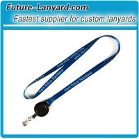 Customized logo badge reel lanyard for ID cardholder