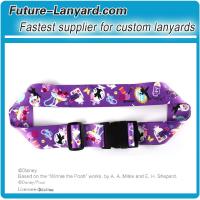 Customized sublimation logo adjustable length luggage belt