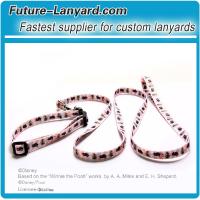 New promotion dog collar and leash with custom logo printed