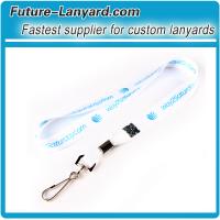 Cheap polyester QR code lanyard
