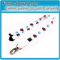 QR code label printing on custom lanyard