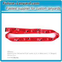 Disney high dense polyester belts with dye sublimation logos