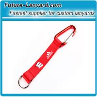 Climbing hook short lanyard with polyester strap