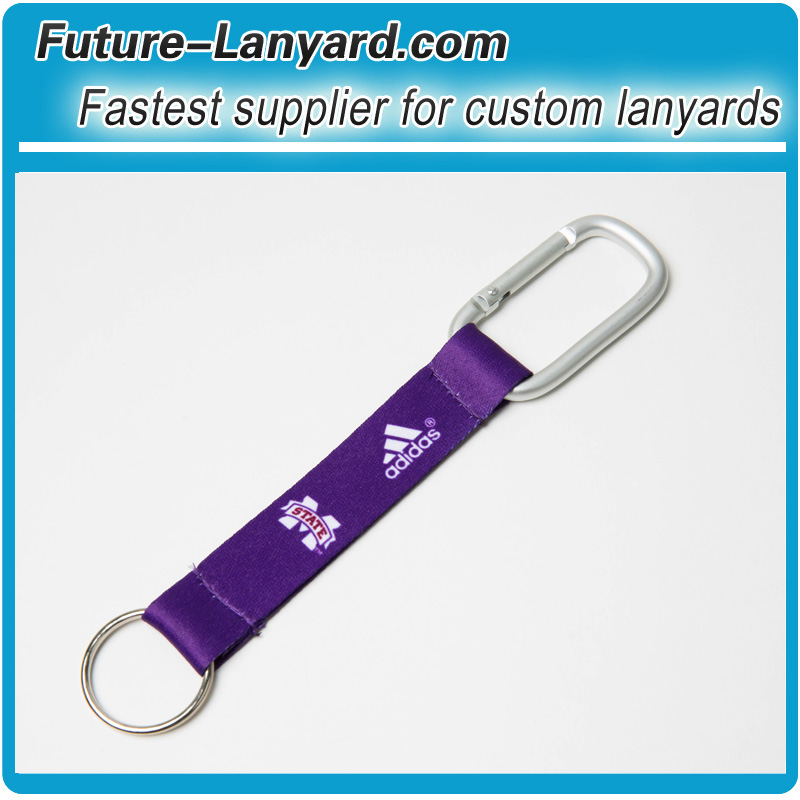 Portachiavi A Lanyard Con Moschettone – Bandiera Francia Tricolore (Alta Qualità, Due Strati Di Raso)